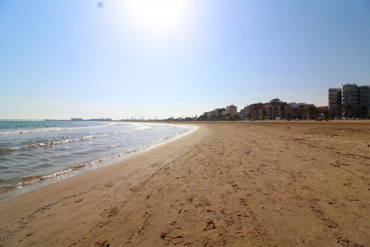 Global Properties, Apartamento En Primera Linea, Playa Sagunto Buitenkant foto